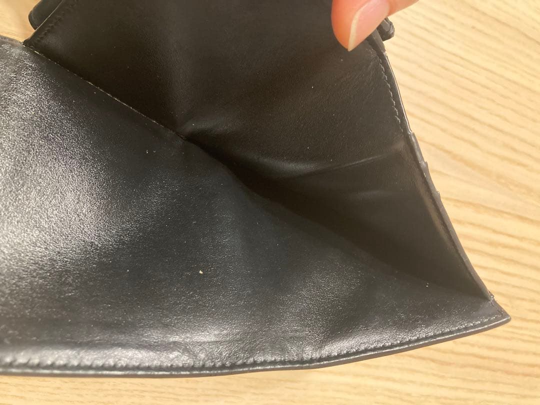 CELINE スモールトリフォールド 財布 ブラック