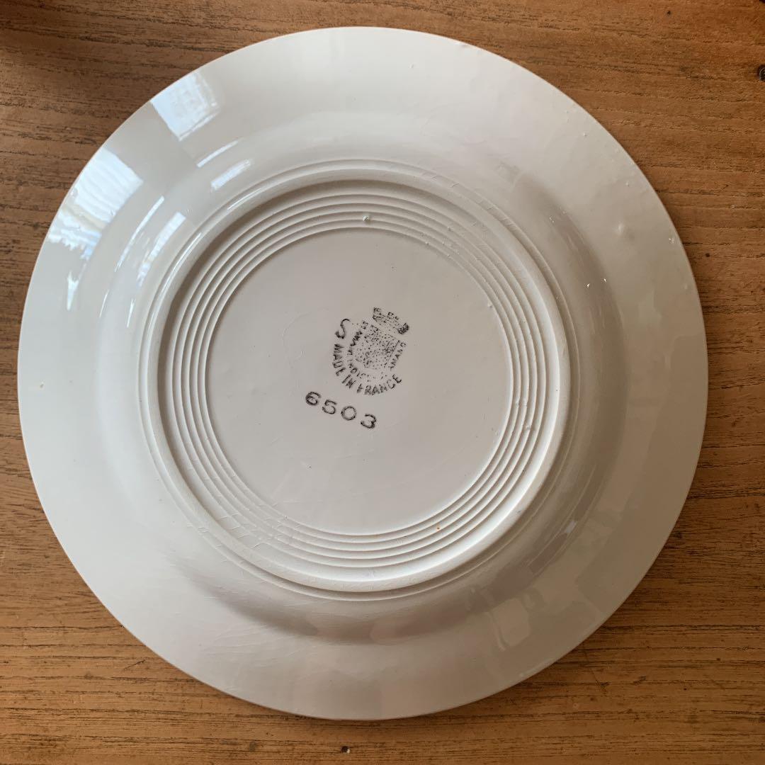 極美品　フランス　サンタマン　アンティーク皿