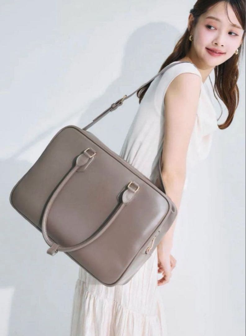 【M】acym トラベルボストンバッグmoca