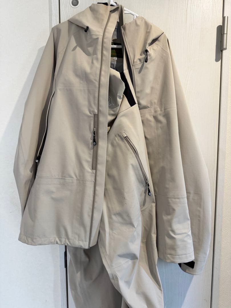 unfudge cloud JKT&PNT beige Lサイズ上下セット