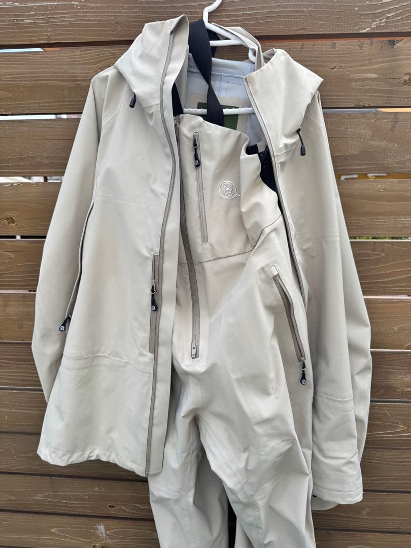 unfudge cloud JKT&PNT beige Lサイズ上下セット