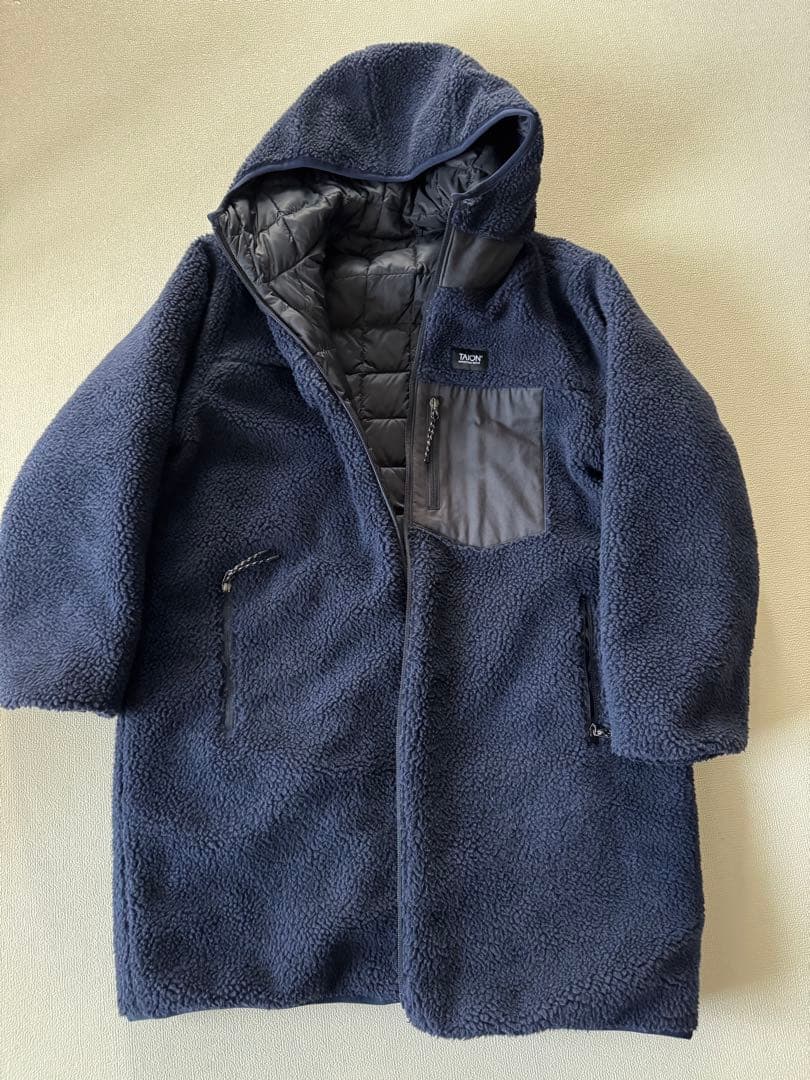 専用　ノーリーズ　TAION/タイオン　別注ボア×ダウンフードコート