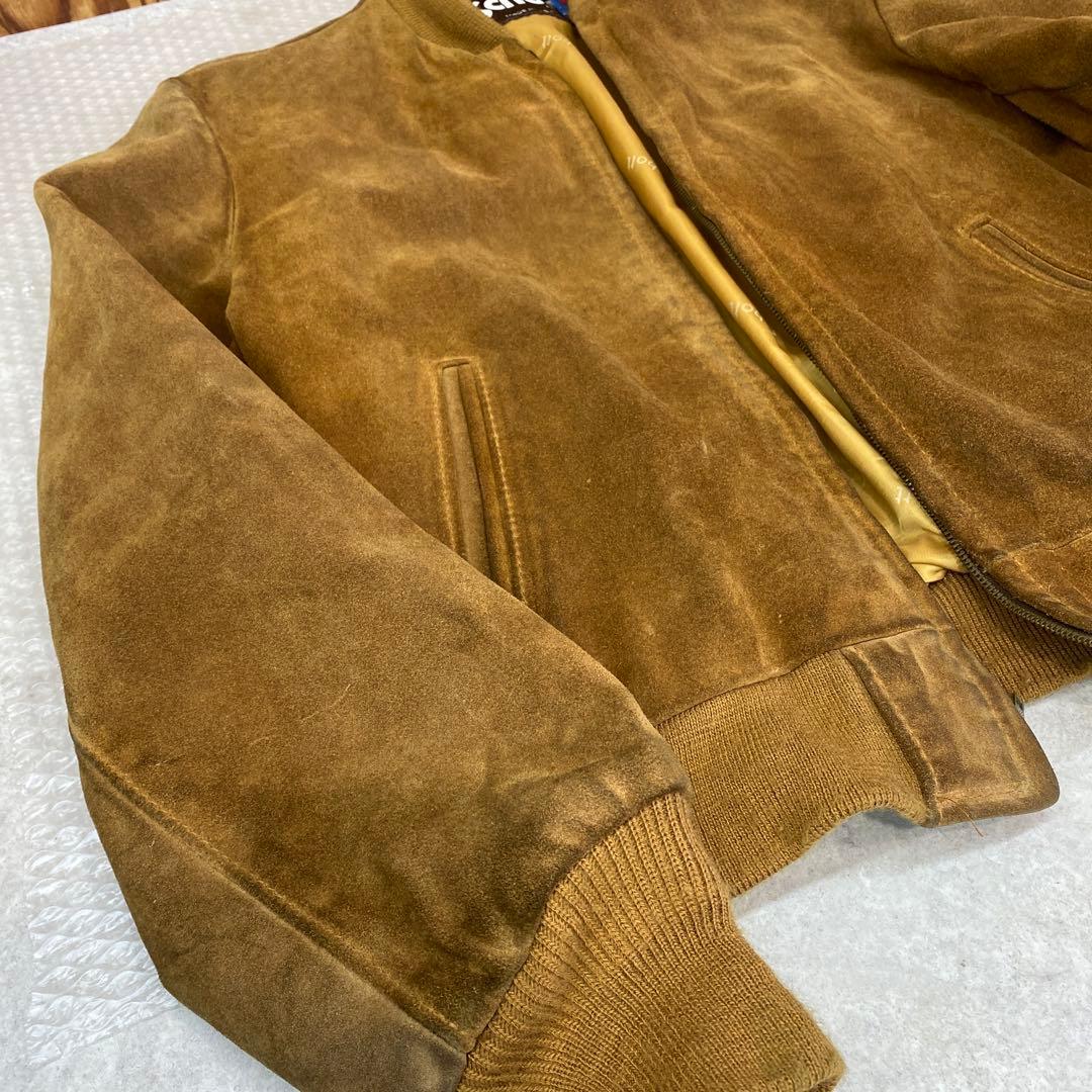 Schott レザージャケット・ブルゾン/40/スウェード/無地/USA