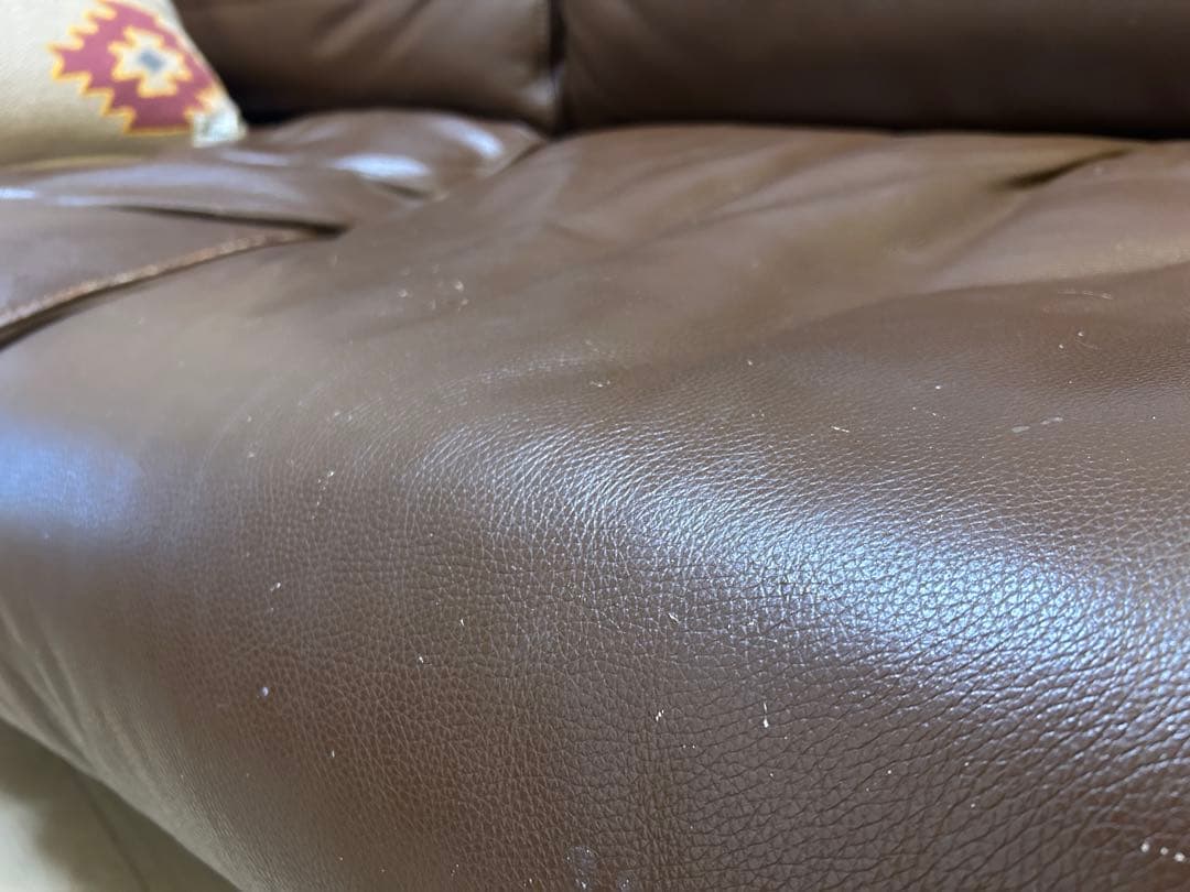 無印良品　 本革張り2.5シーターソファー（廃盤）レザー 2人掛けソファ