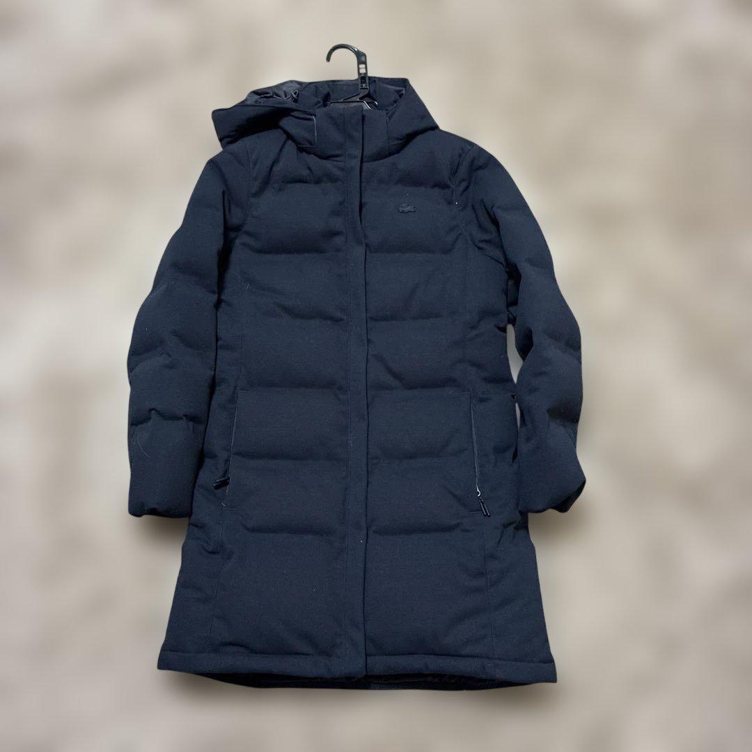 c*a様 Lacoste フード付きネイビー ダウンジャケット