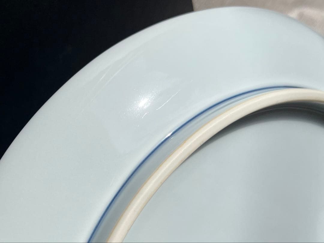 源右衛門　染錦向日葵　ひまわり　楕円皿　大皿　一枚