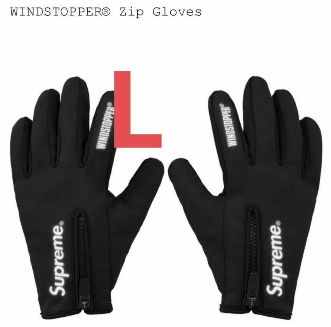 f*t様 Supreme WINDSTOPPER Zip Gloves Blac