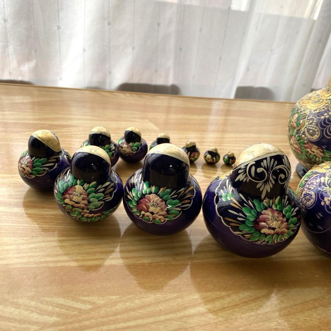 　木製　マトリョーシカ 15個セット　美品