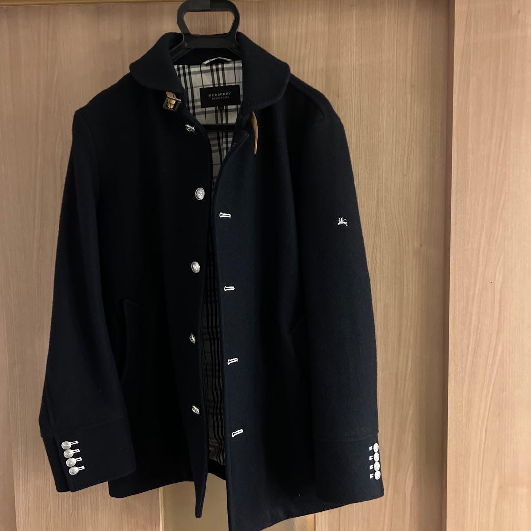 バーバリーBLACK LABEL トレンチコート　紺　古着　新品