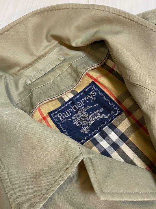 バーバリー ステンカラーコート トレンチコート