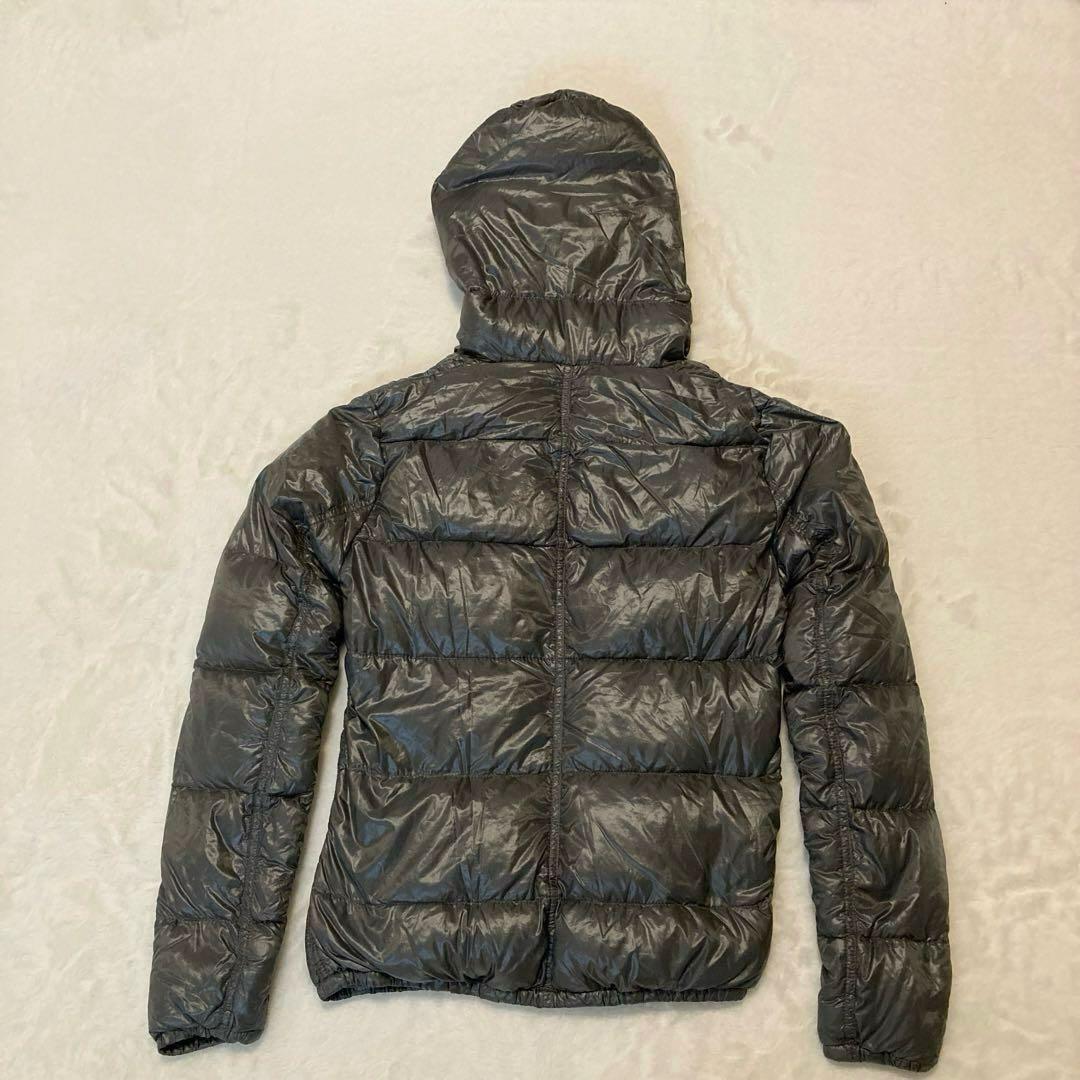 【美品】HERNO ヘルノ ライトダウンジャケット S 40細身グレー