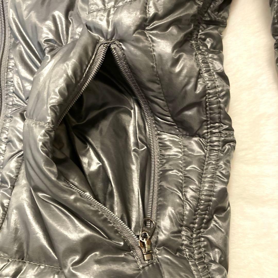 【美品】HERNO ヘルノ ライトダウンジャケット S 40細身グレー