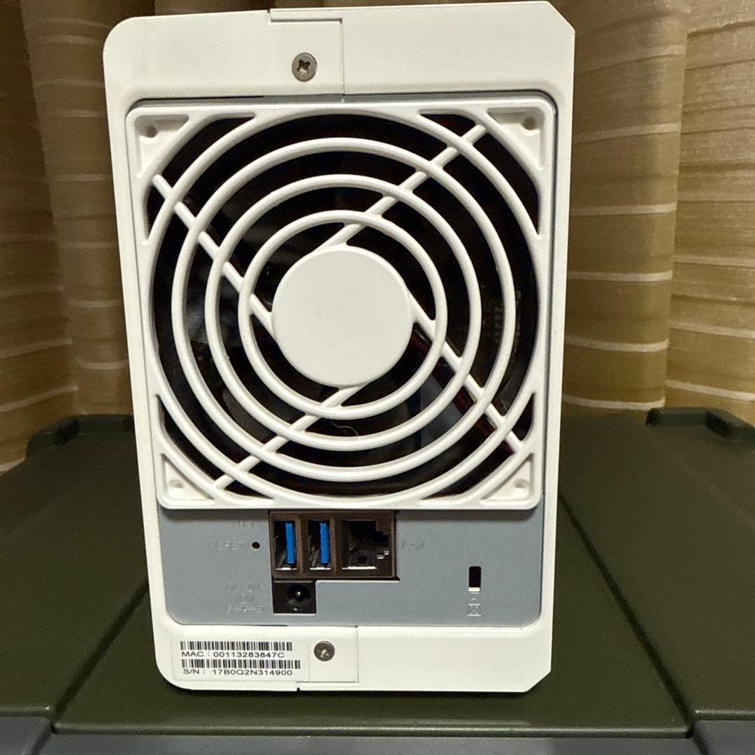 Synology NAS DS218j HDDなし 2ベイ