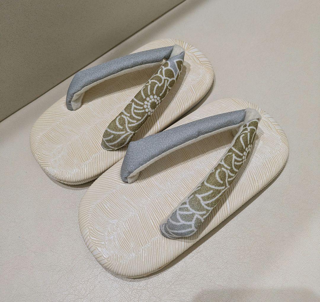 utatane ひよこ商店 ミント七宝×クリーム金彩 3歳　七五三　被布セット