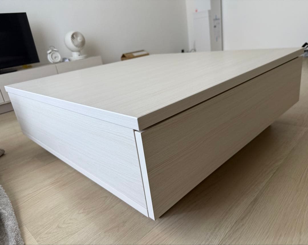 LOWYA ロウヤ　木目調センターテーブル