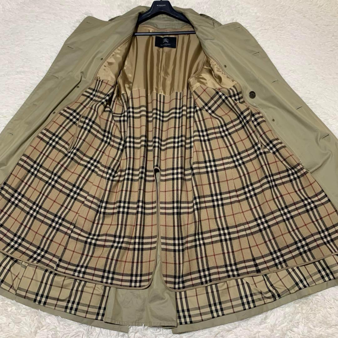 極美品　バーバリーロンドン　4XL 着丈120 トレンチ　カシミヤ混　ベルト