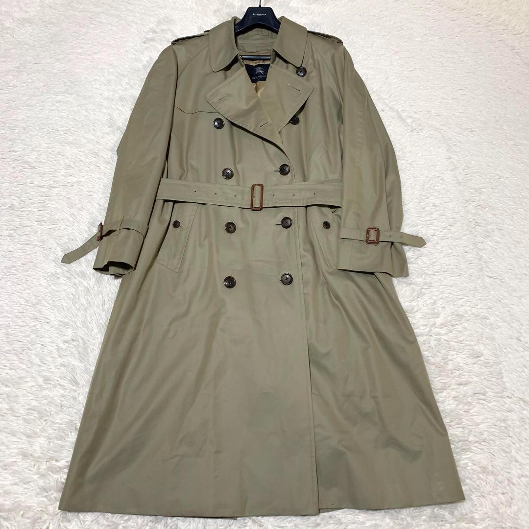 極美品　バーバリーロンドン　4XL 着丈120 トレンチ　カシミヤ混　ベルト