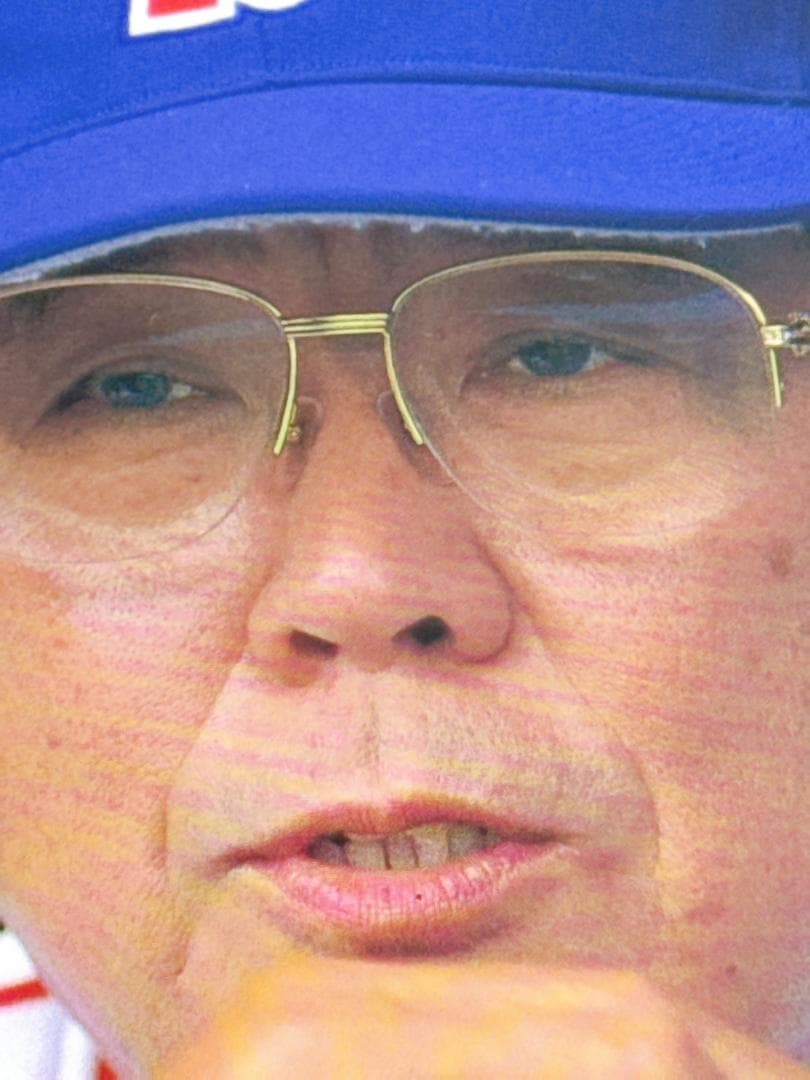 ★ヤクルト 73 野村克也 1998年 勇退記念 サイン入り下敷き 最終戦配布