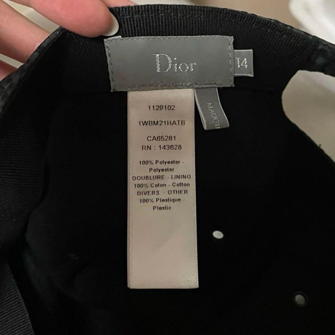 【美品】DIOR キッズ　オブリーク　ベースボールキャップ