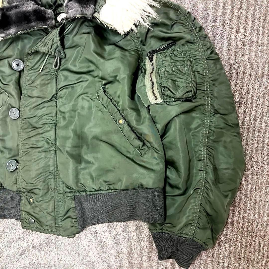 希少【米軍実物】80s n2b フライトジャケット アルファインダストリーズ