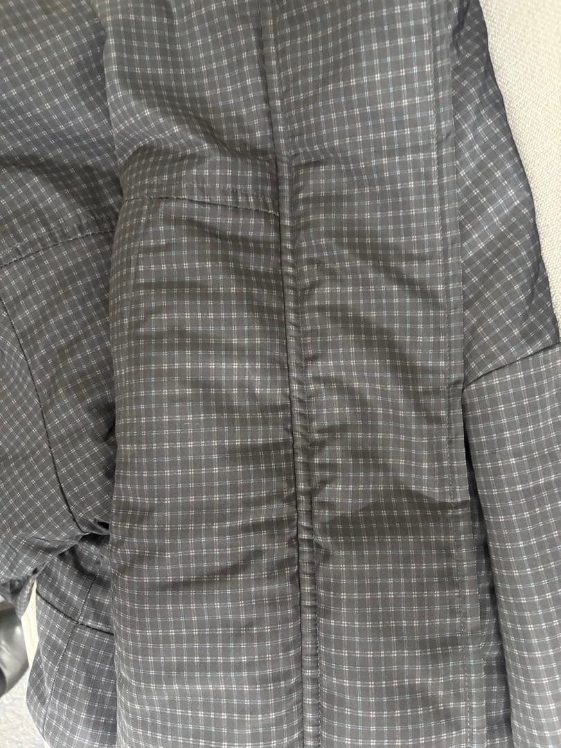 ローリーズファーム モンスターショートコート⭐︎チェック　グレー