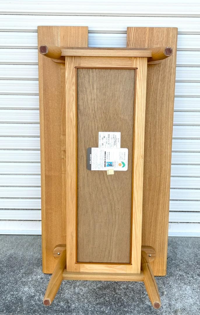 【美品】NAGANO INTERIOR センターテーブル ガラス 天然木