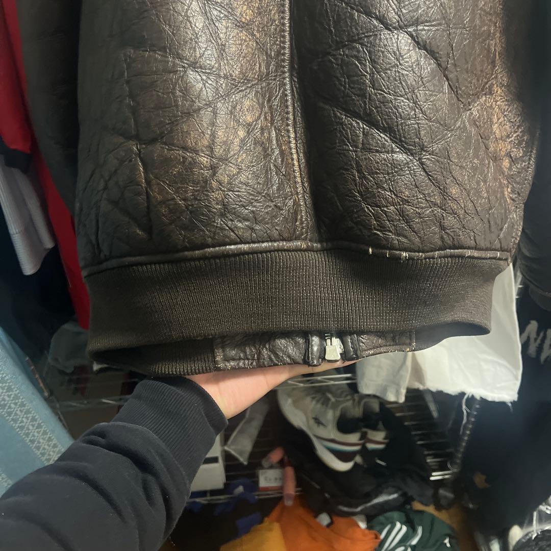 B-3 ムートンジャケット 本革