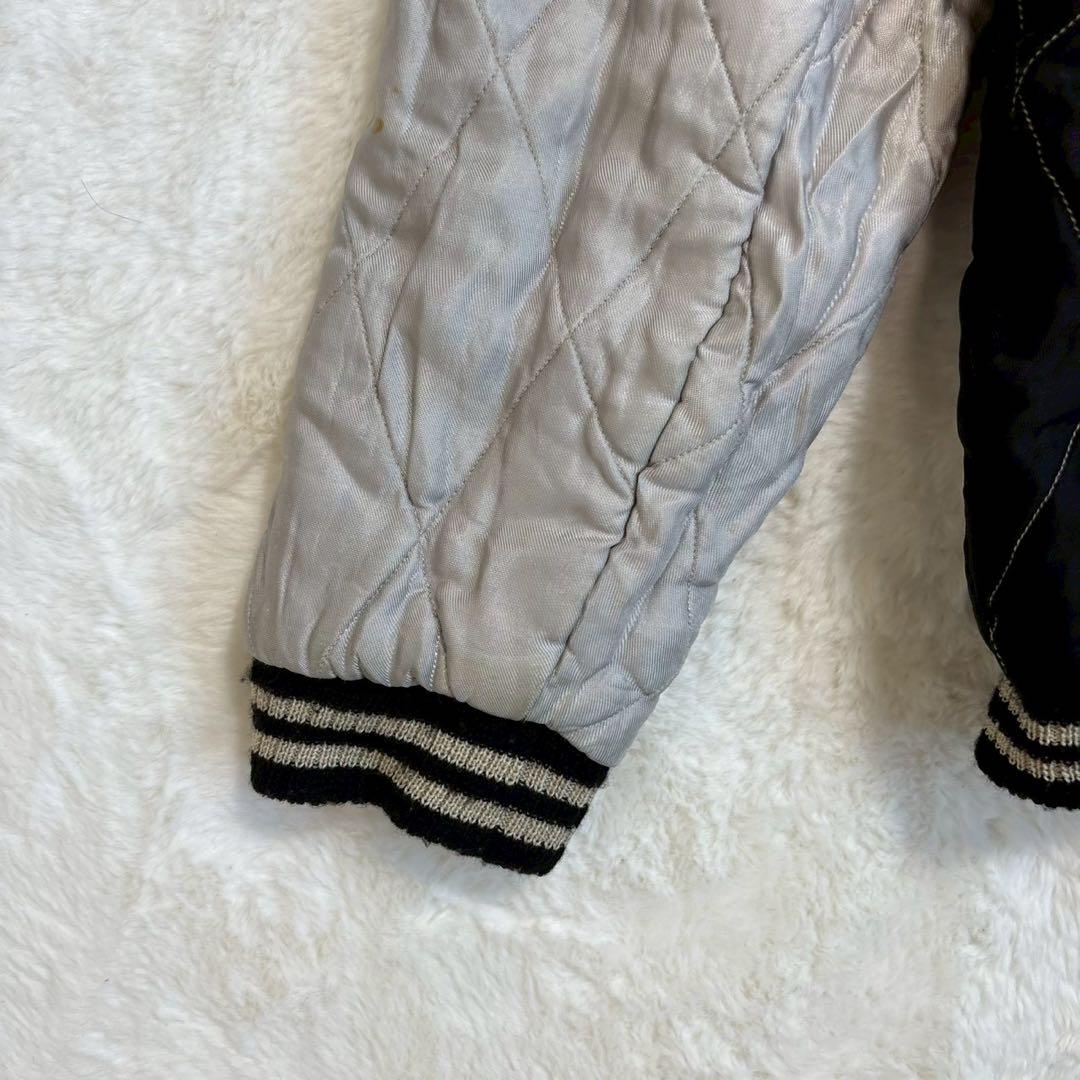 東洋　スカジャン　別珍　ベロア　リバーシブル　2004 短丈　港商商会　ドクロ