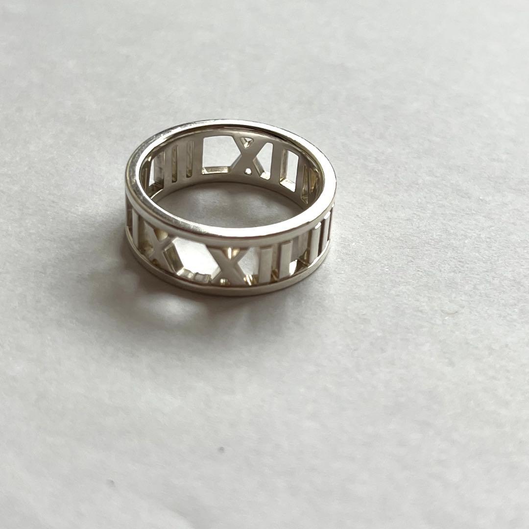 美品 Tiffany&Co ティファニー アトラス シルバー リング 指輪11号