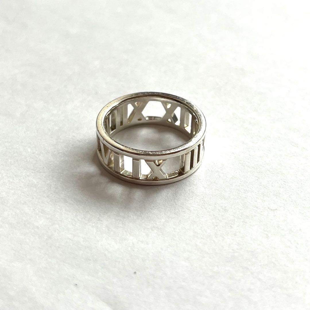 美品 Tiffany&Co ティファニー アトラス シルバー リング 指輪11号