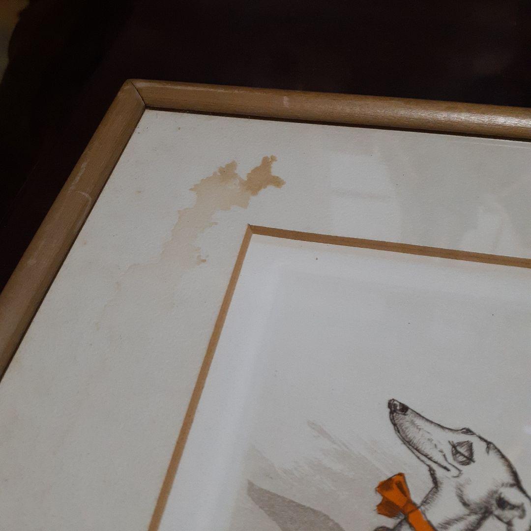 セール‼️ボリスオクライン、犬の絵　緻密な描写‼️手書き‼️