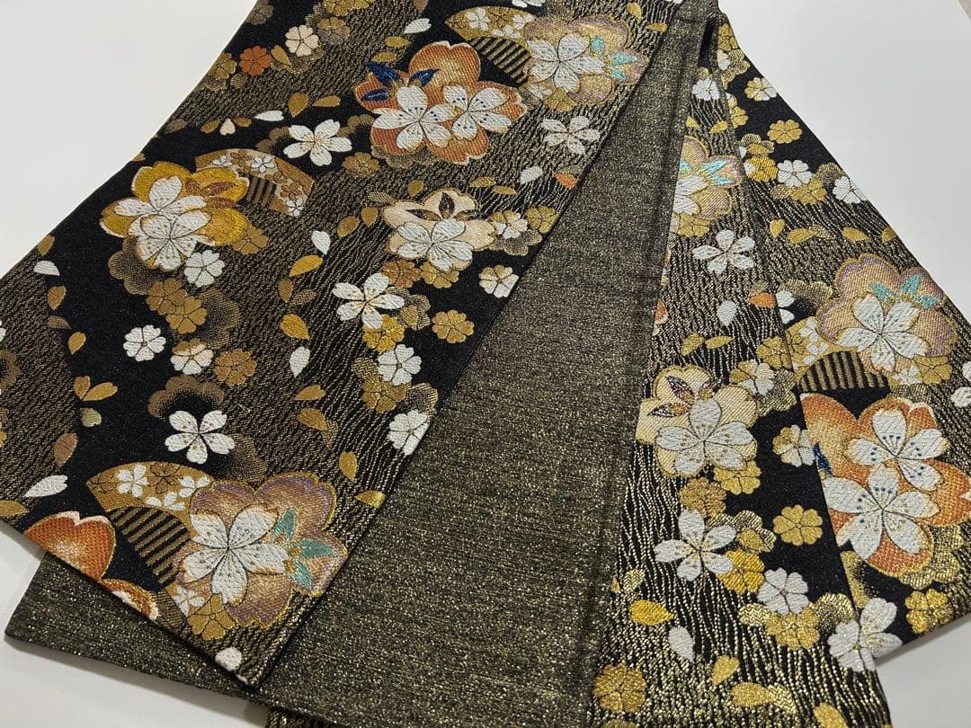 【 最終値下げ 】 豪華振袖５点セット！！　金通し　花柄　着物スキ倶楽部１９４