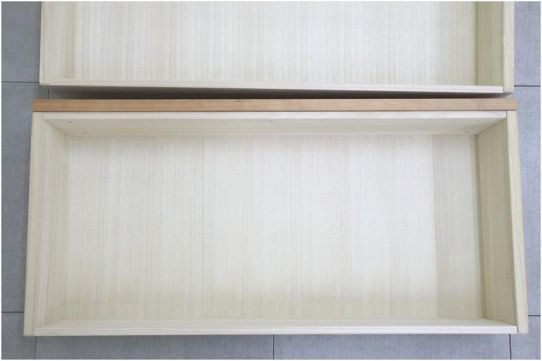 展示 美品 大川家具 Mobel メーベル チェスト 5段 整理タンス 幅90