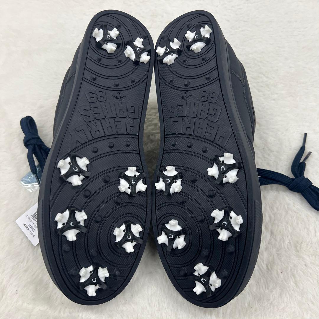 【新品】 パーリーゲイツ ローカット ゴルフシューズ ネイビー 24.5cm