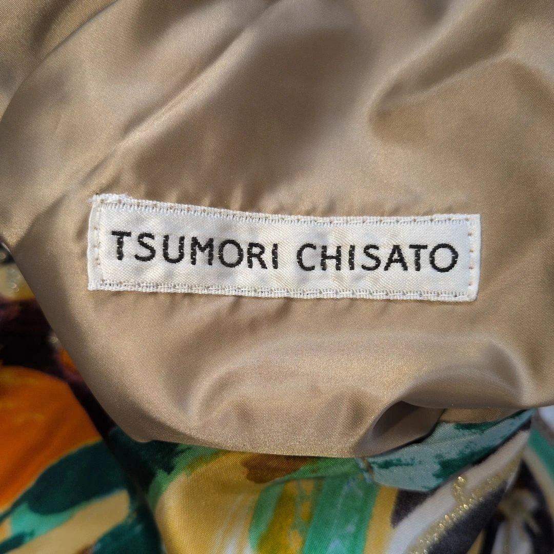 ツモリチサト　ベロア＆シルク異素材ダウンリバーシブルコート　Ｍサイズ