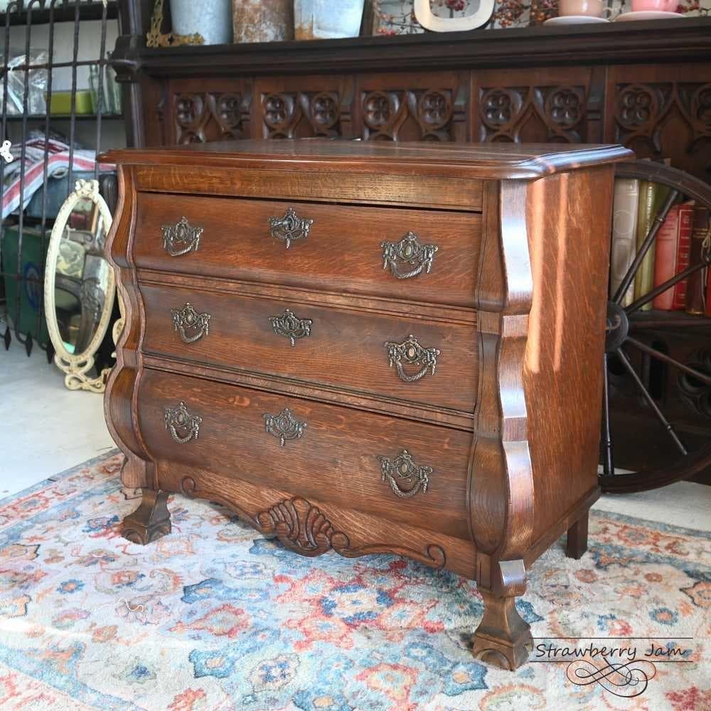 IFU-418 英国アンティーク オーク チェスト テレビボード 収納 イギリス