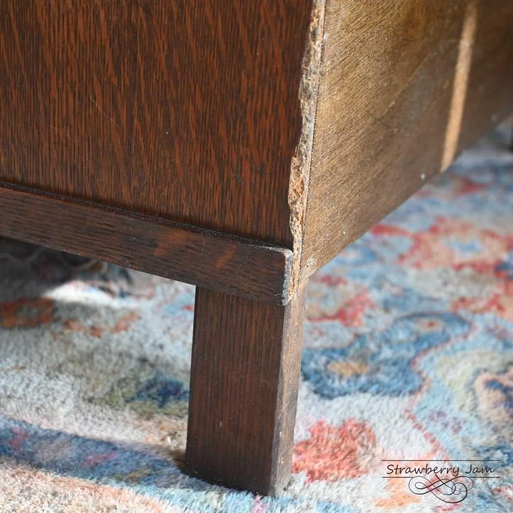 IFU-418 英国アンティーク オーク チェスト テレビボード 収納 イギリス