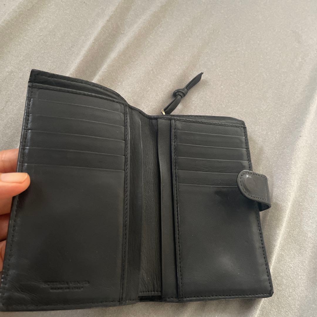 BOTTEGAVENETA ボッテガヴェネタ　長財布　イントレチャート　黒