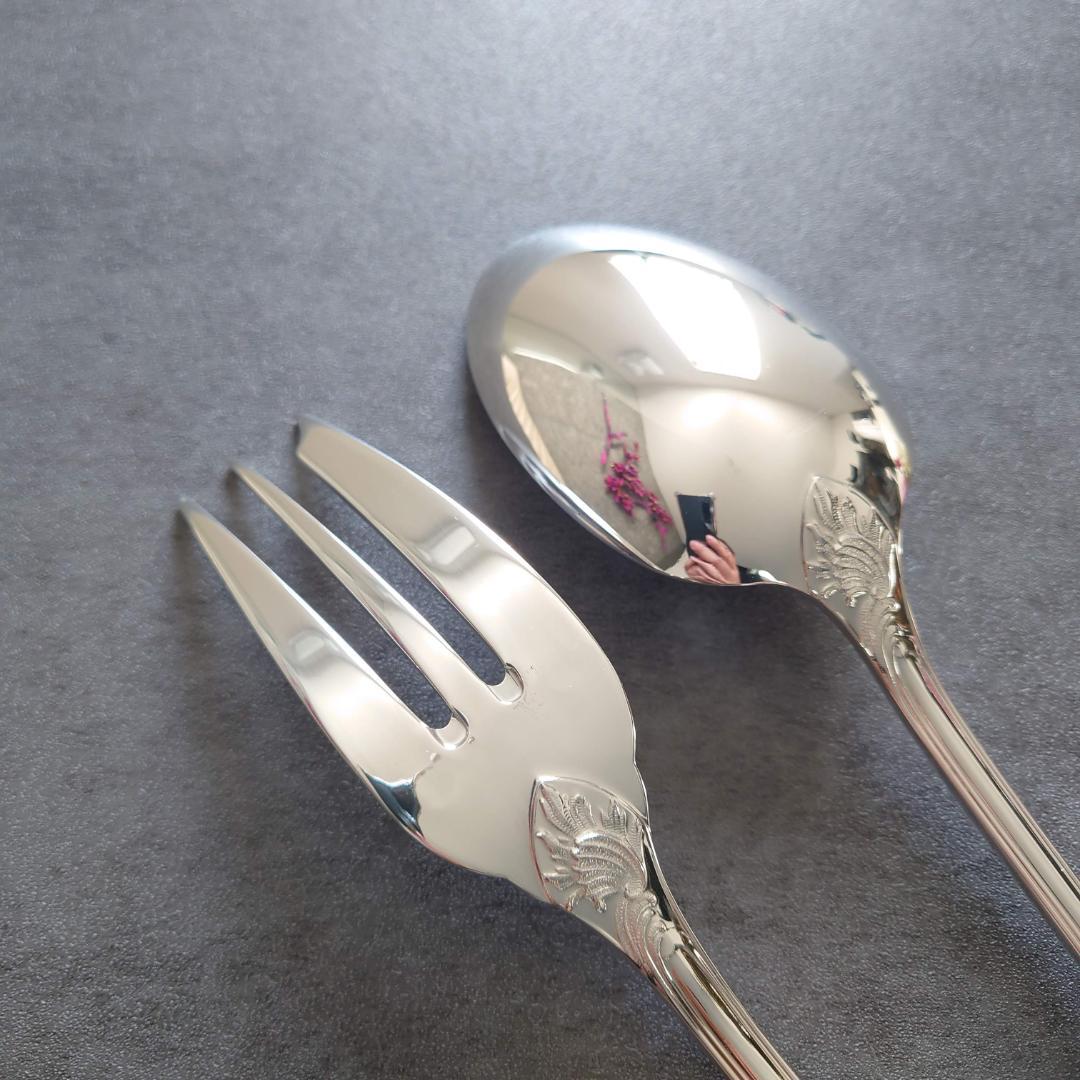 極美品 クリストフル マルリー サービングフォーク サービングスプーン