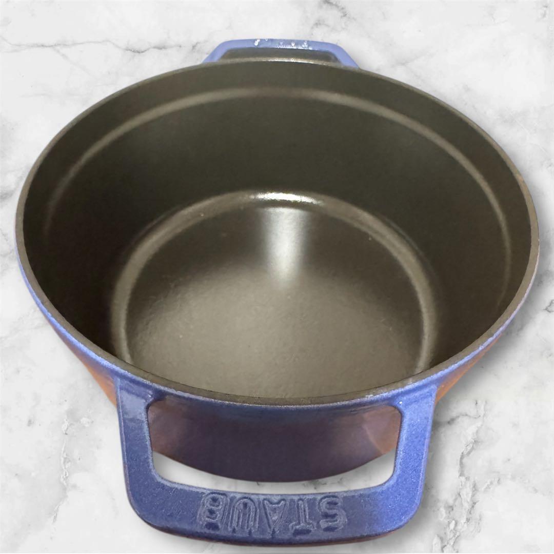 ストウブ　22 cmピコ・ココットラウンド　【限定色】　ブルーベリー