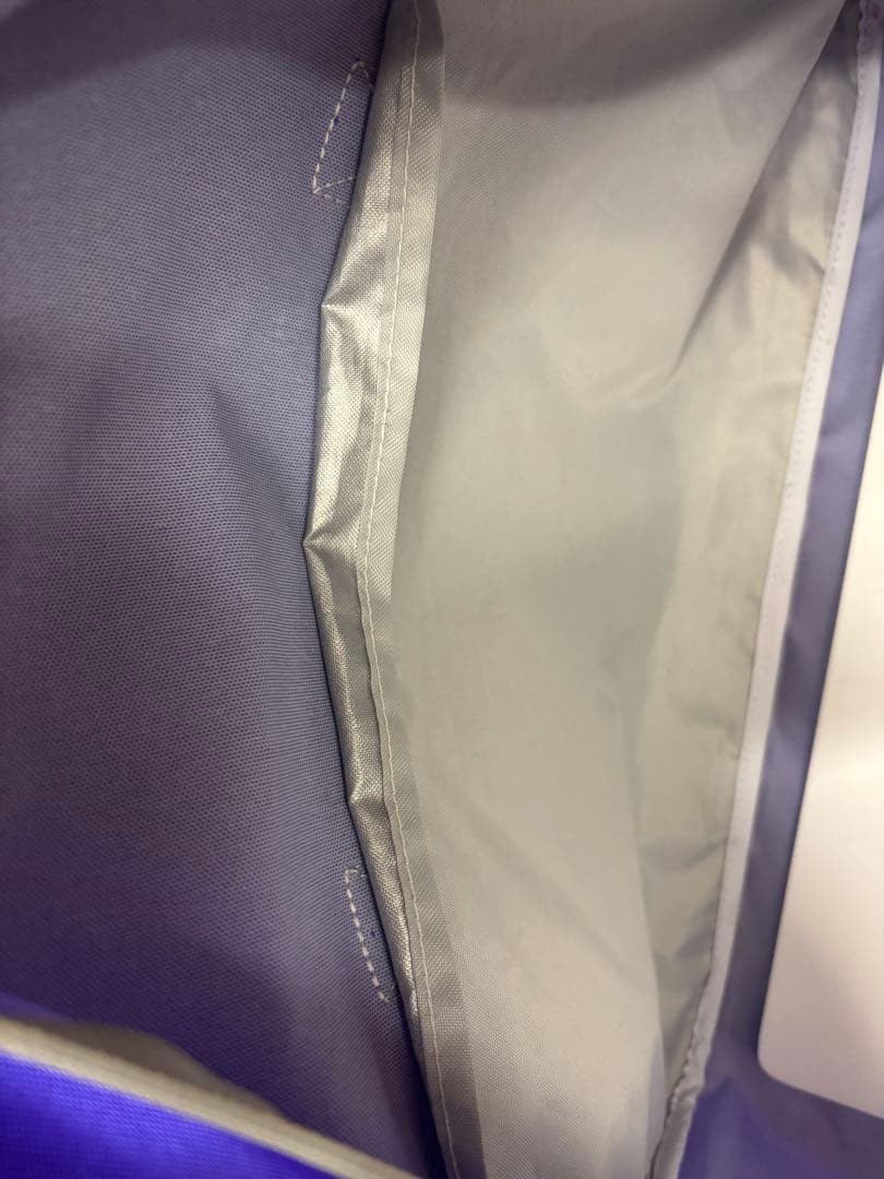 旧ワッペ　紫　キーホルダー付き