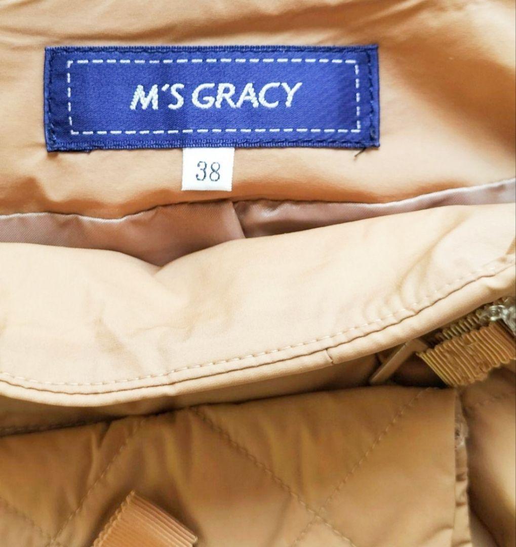 ♥新品♥M'S GRACY✿ダウンスカート✿ポケット付き✿ベージュ✿38М
