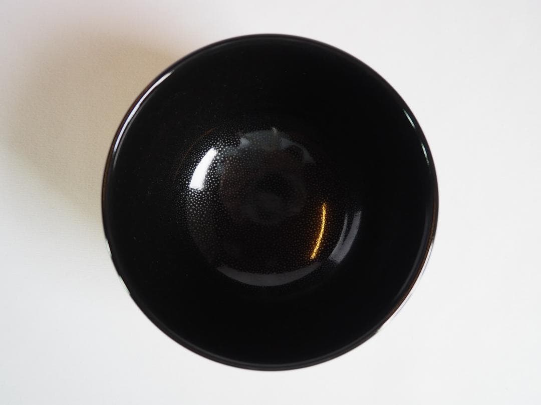 裏千家15世鵬雲斎御書付『八つ橋之図茶碗』7代高橋道八造（共箱）