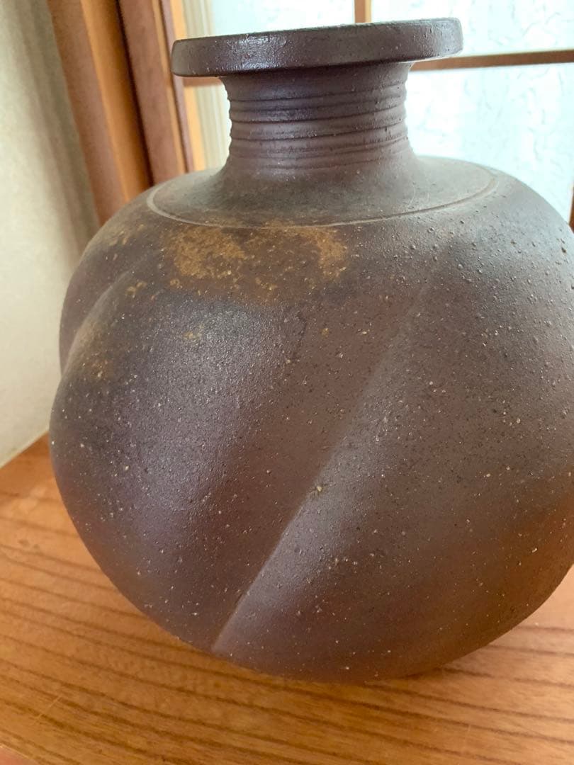 備前焼　壺　花瓶　陶芸　焼物　2点セット