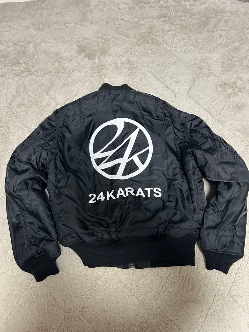 【美品】24karats × ALPHA リバーシブル MA-1 ブルゾン