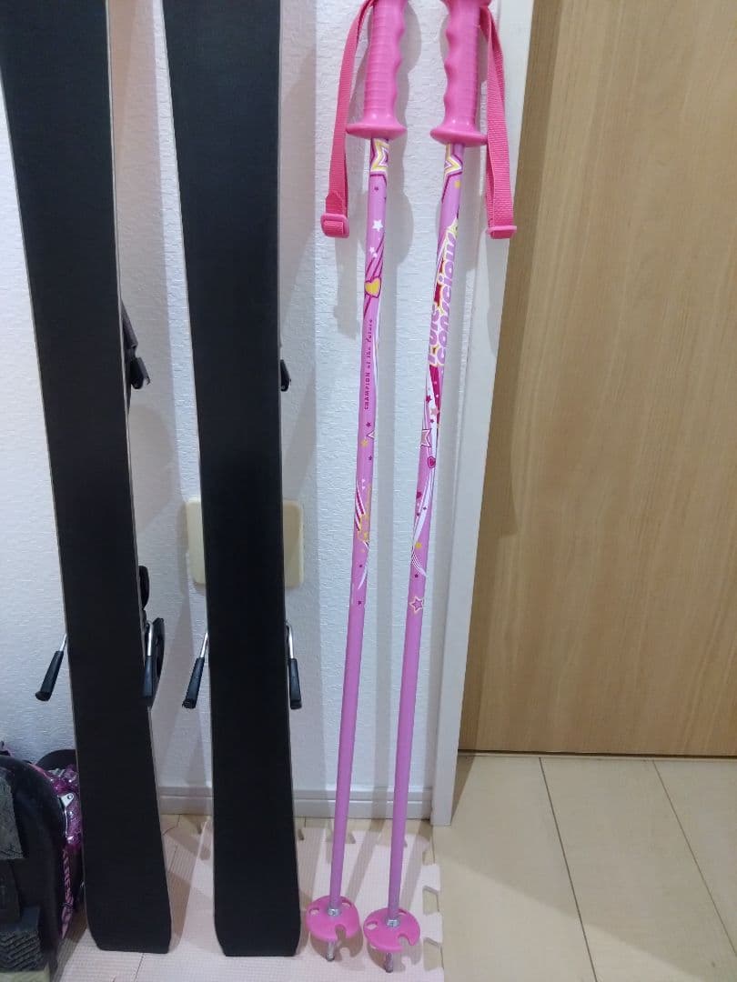 スキー板　110　ブーツ21cm　ストック　セット