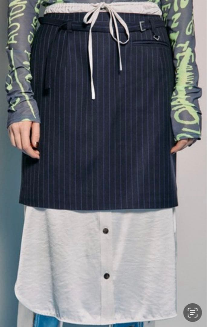 MAISON SPECIAL✨ Shirt Layered Mini Skirt