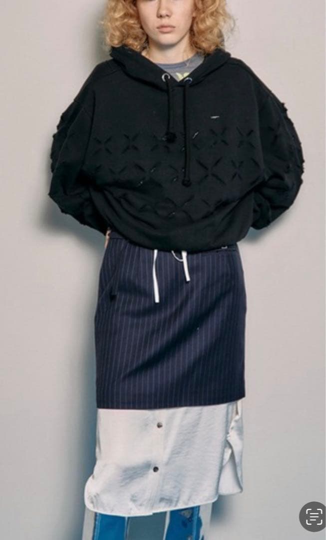 MAISON SPECIAL✨ Shirt Layered Mini Skirt