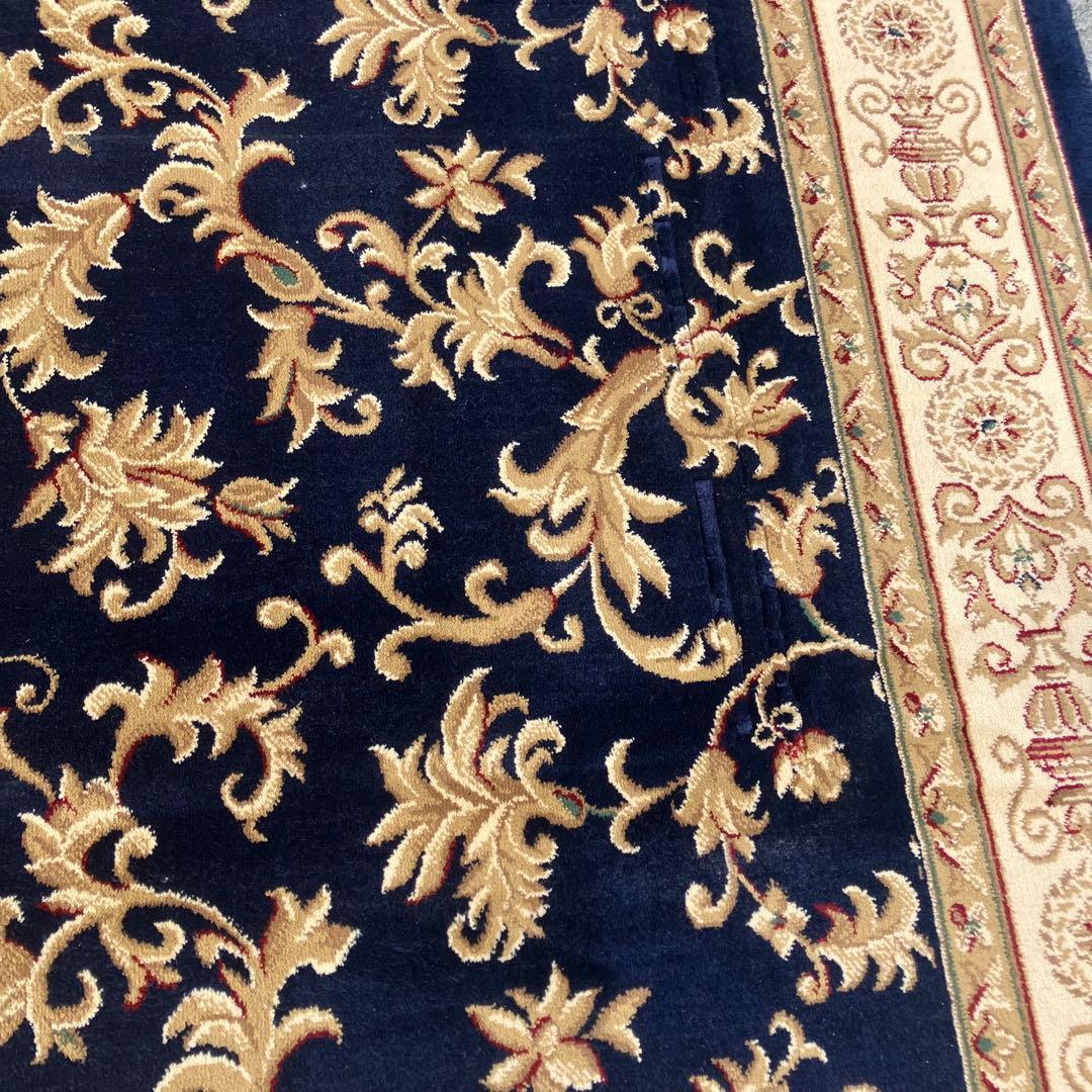 北欧レトロ ソリハナ ウイルトンカーペット ペルシャ絨毯 大型絨毯 アラベスク