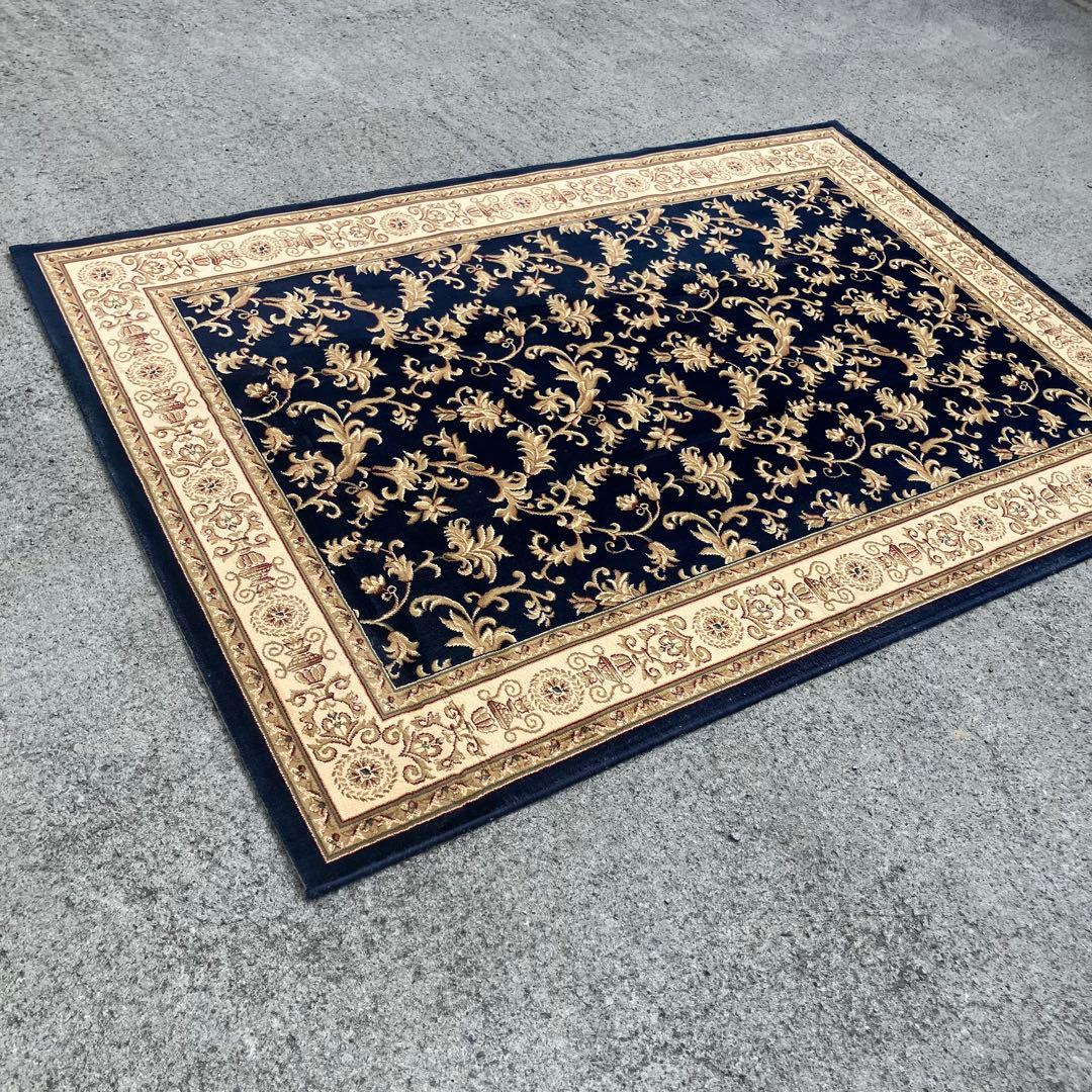 北欧レトロ ソリハナ ウイルトンカーペット ペルシャ絨毯 大型絨毯 アラベスク
